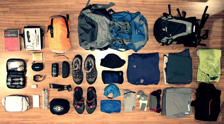hiking bag list
